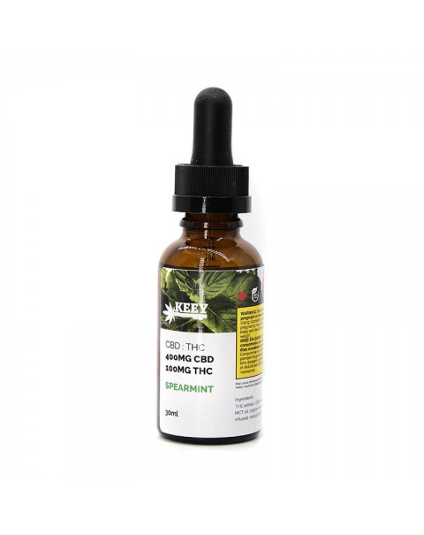 400mgCBD : 100mgTHC Spearmint Tincture